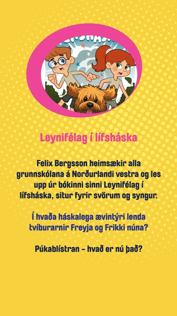 Felix Bergsson – Leynifélag í lífsháska