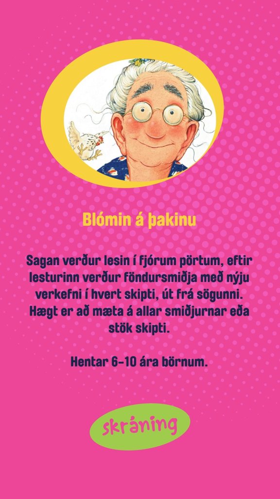 Blómin á þakinu