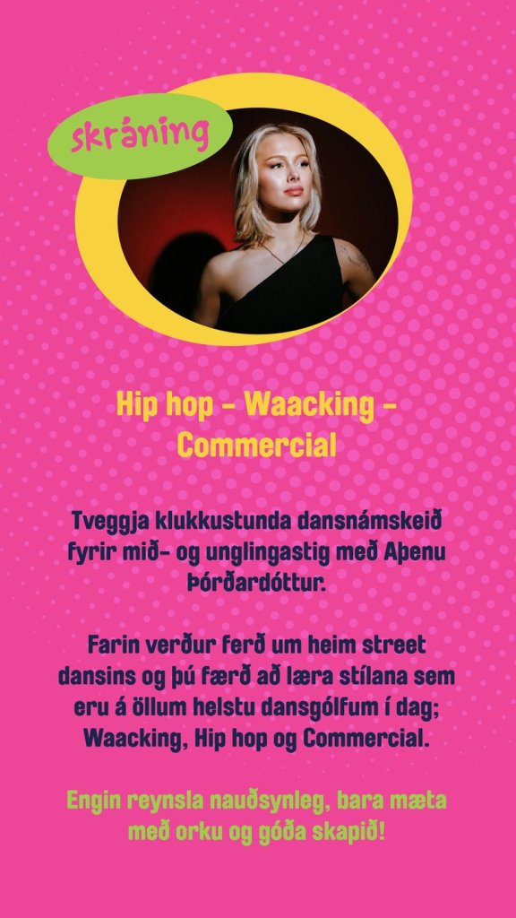 Dansnámskeið með Aþenu